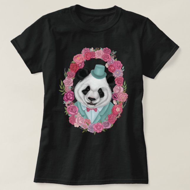 Panda in Top Hat (Design vorne)