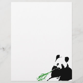 Panda isst Bamboo