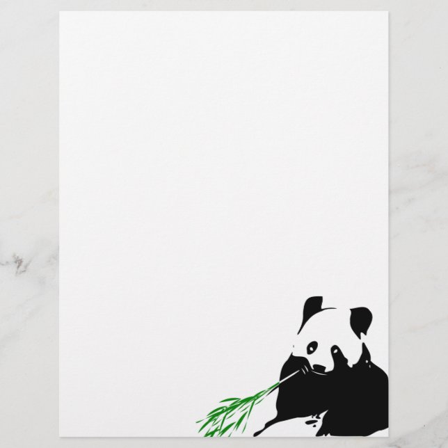 Panda isst Bamboo (Vorderseite)