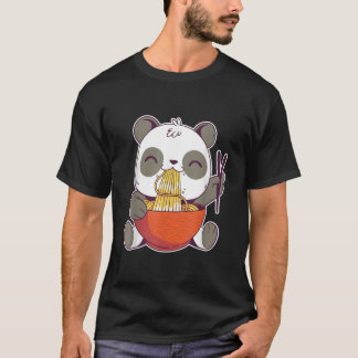 Panda isst Ra Anime T-Shirt