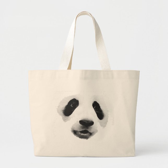Panda Jumbo Stoffbeutel (Vorne)