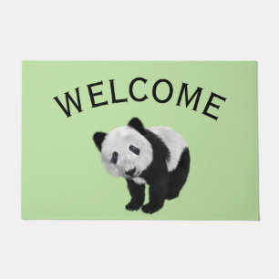 Panda-Junges Grün Fußmatte