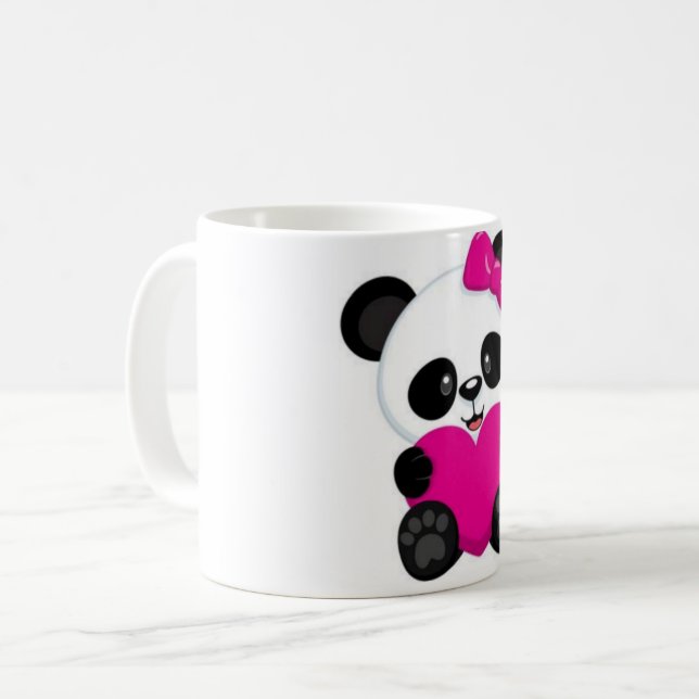 Panda Kaffeetasse (Vorderseite Links)
