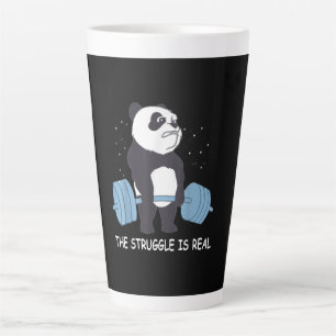 Panda Kampf ist ein echter Bärenfahrer-Schläger. Milchtasse