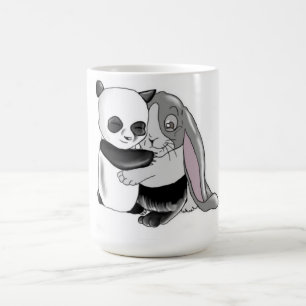 Panda-Kaninchen-Liebe Tasse