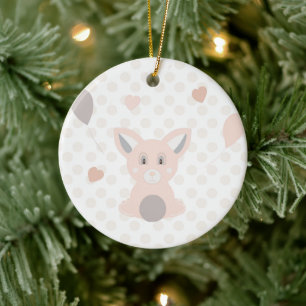 Panda Keramik Ornament