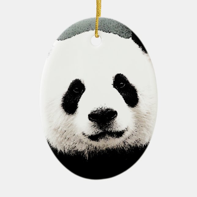 Panda Keramikornament (Vorne)