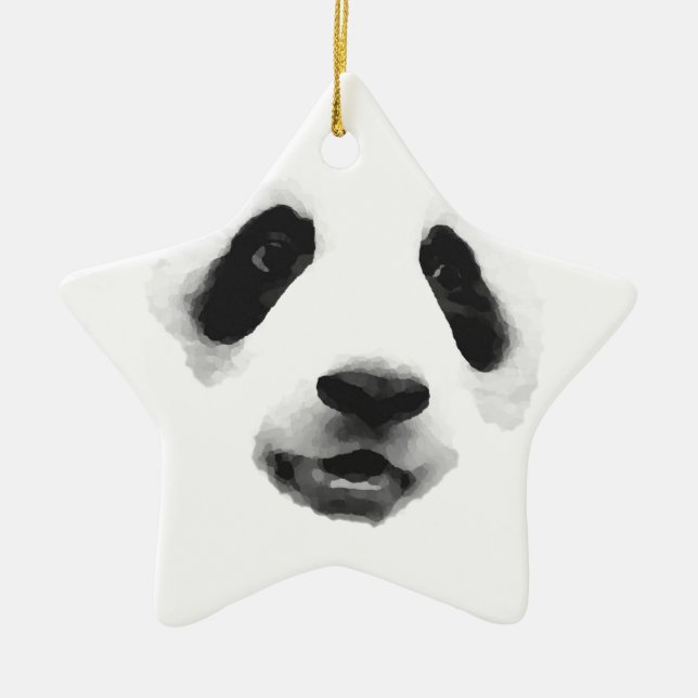 Panda Keramikornament (Vorne)