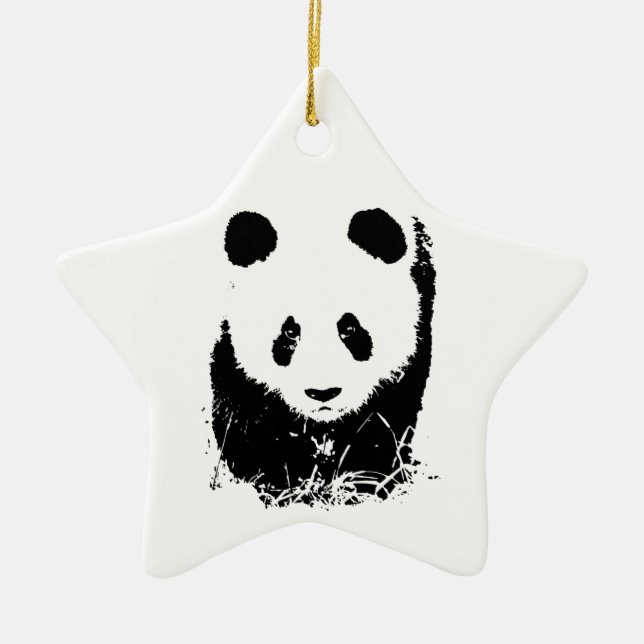 Panda Keramikornament (Vorne)
