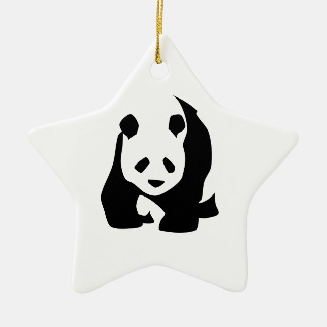 Panda Keramikornament (Vorne)