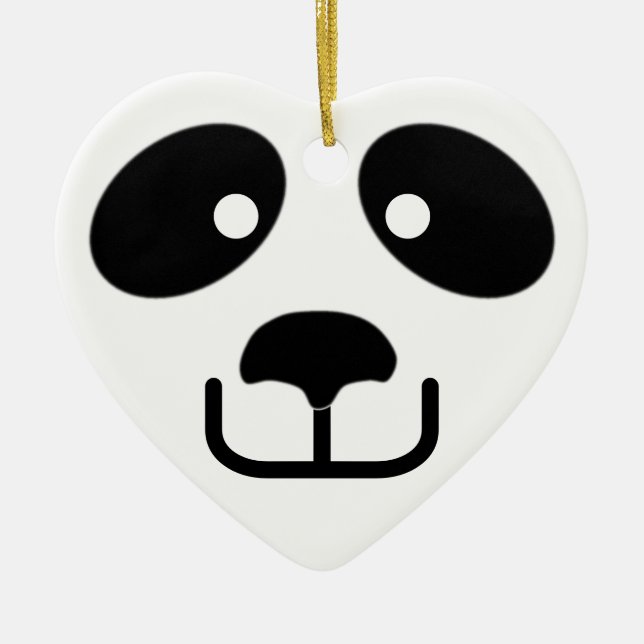 Panda Keramikornament (Vorne)