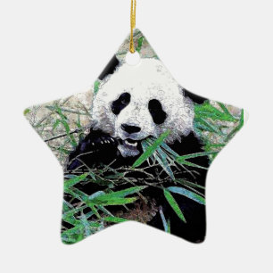 Panda Keramikornament