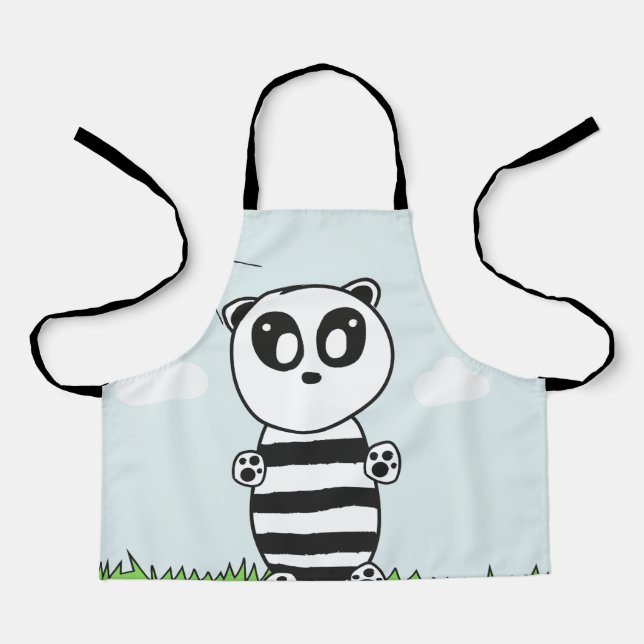 Panda Kid Schürze (Vorderseite)