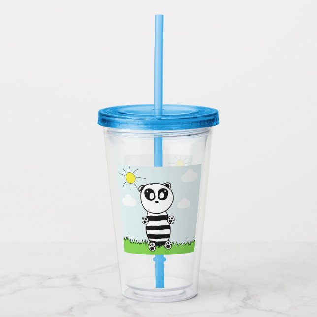 Panda Kids Acryltrinkbecher (Vorderseite)