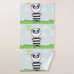 Panda Kids Badehandtuch