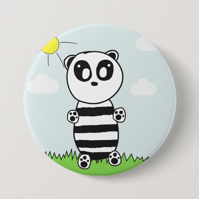 Panda Kids Button (Vorderseite)