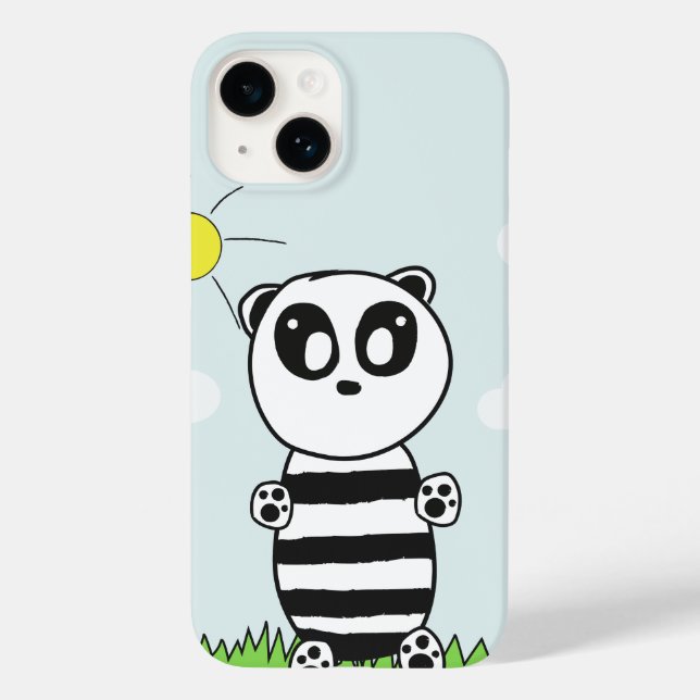 Panda Kids Case-Mate iPhone Hülle (Rückseite)