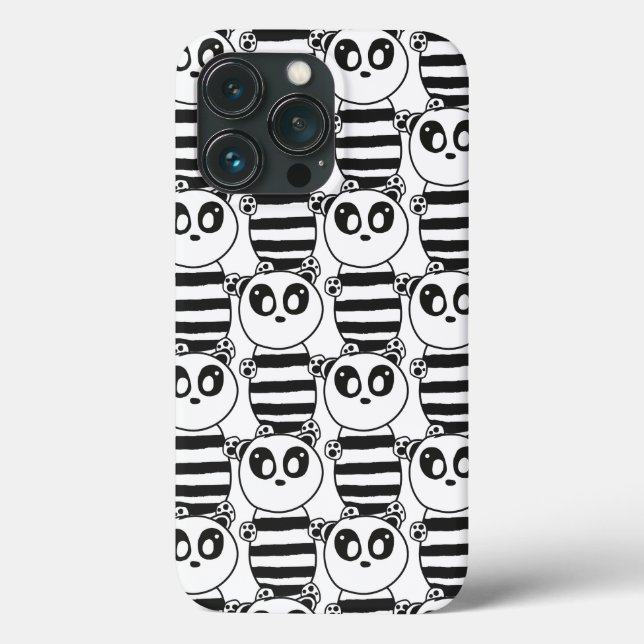 Panda Kids Case-Mate iPhone Hülle (Rückseite)