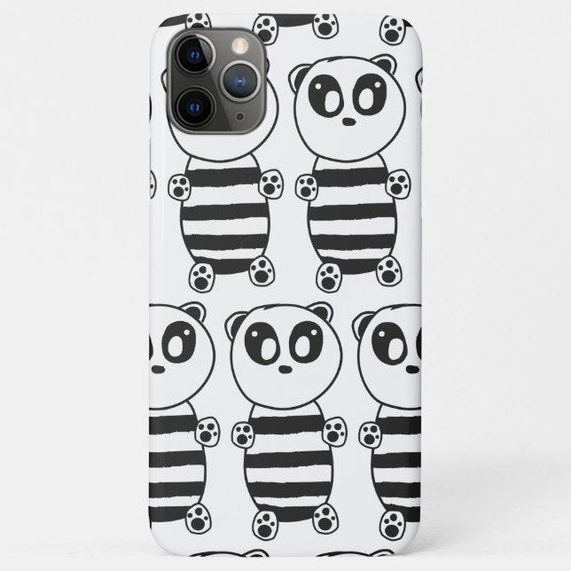 Panda Kids Case-Mate iPhone Hülle (Rückseite)
