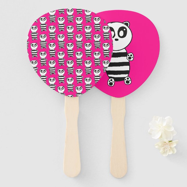 Panda Kids Fächer (Vorne und Hinten)