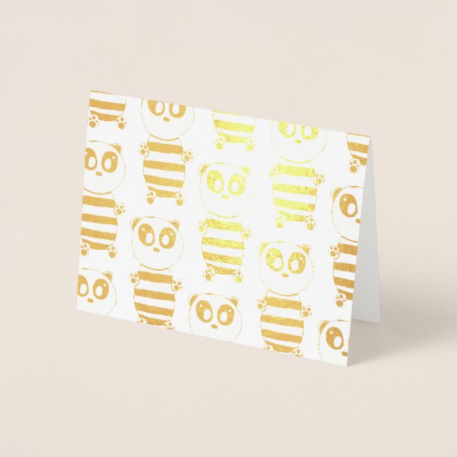 Panda Kids Folienkarte (Vorderseite)