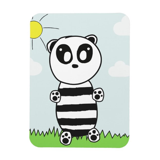 Panda Kids Magnet (Vertikal)
