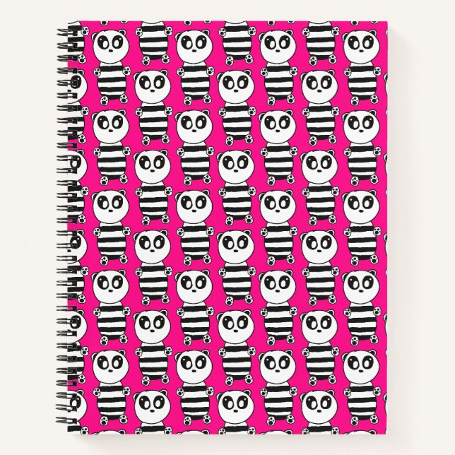 Panda Kids Notizbuch (Vorderseite)
