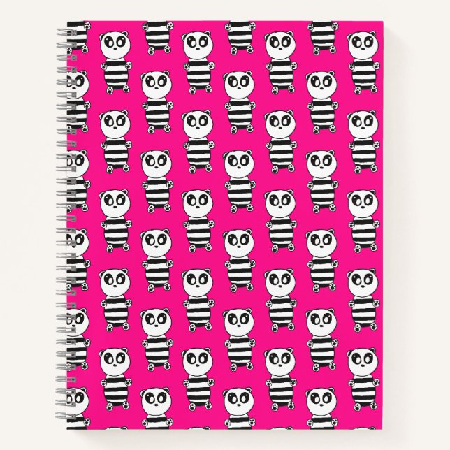 Panda Kids Notizbuch (Vorderseite)