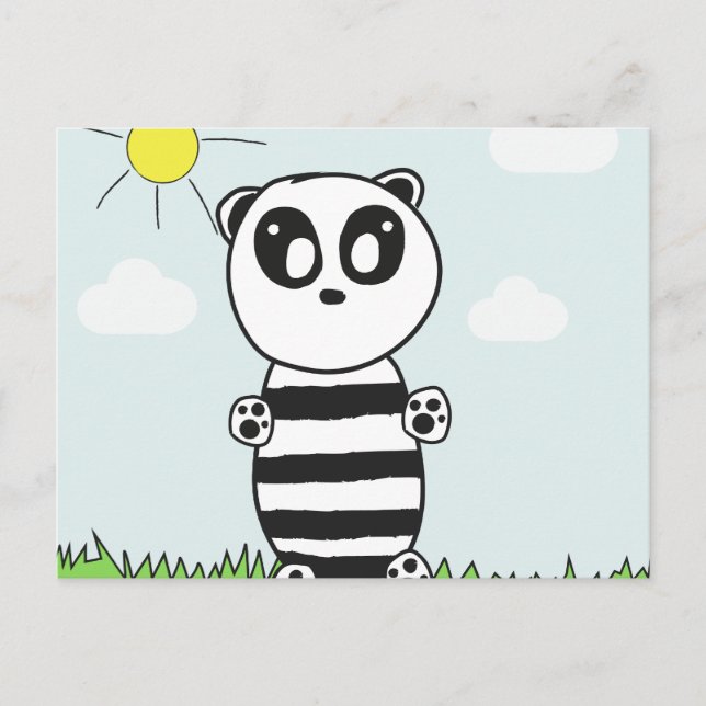 Panda Kids Postkarte (Vorderseite)