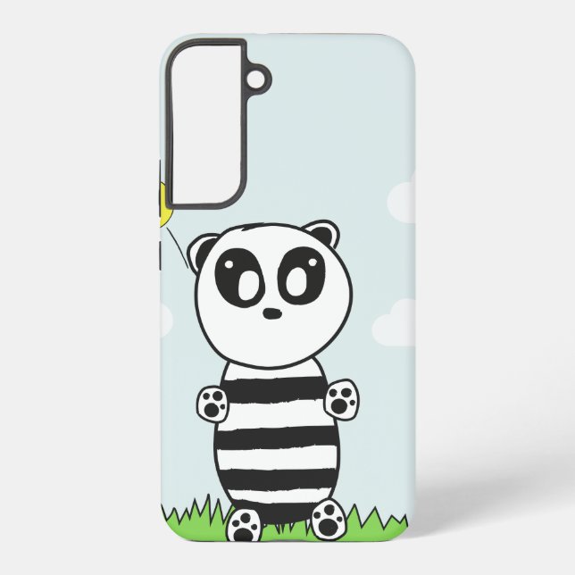 Panda Kids Samsung Galaxy Hülle (Rückseite)