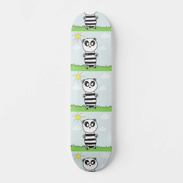 Panda Kids Skateboard (Vorderseite)