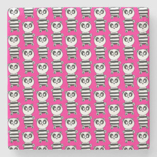 Panda Kids Steinuntersetzer