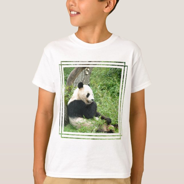 Panda Kid's Sweatshirt T-Shirt (Vorderseite)