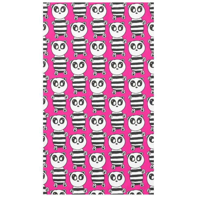 Panda Kids Tischdecke (Vorderseite)