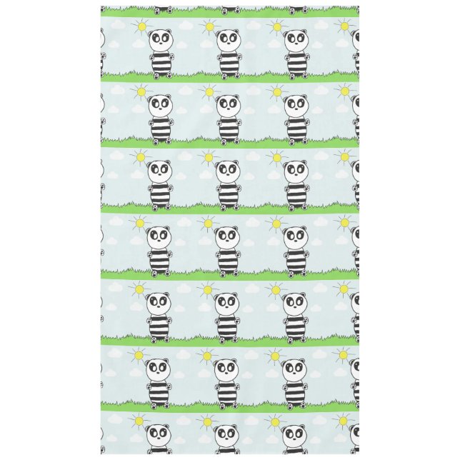 Panda Kids Tischdecke (Vorderseite)