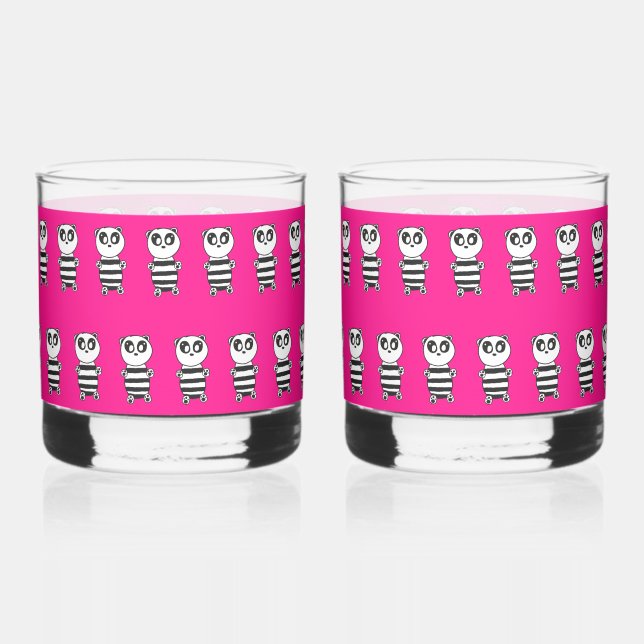 Panda Kids Whiskyglas (Vorderseite)