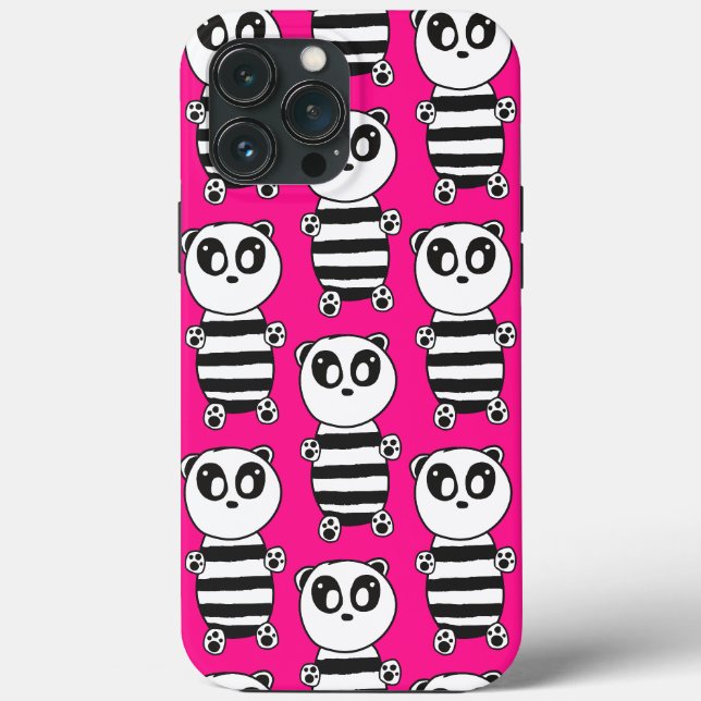 Panda Kinder   Case-Mate iPhone Hülle (Rückseite)