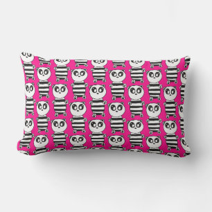 Panda Kinder  Lendenkissen