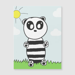 Panda Kinder Magnetkarte