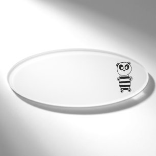 Panda Kinder Namenschild