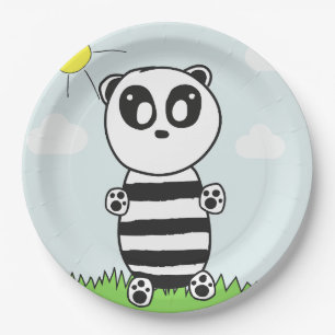 Panda Kinder Pappteller