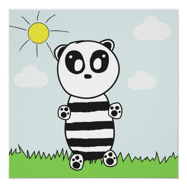 Panda Kinder   Poster (Vorderseite)