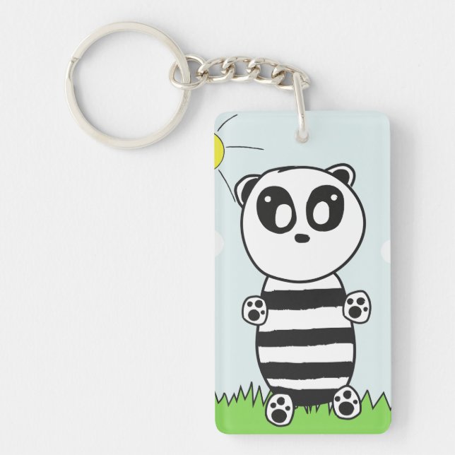 Panda Kinder  Schlüsselanhänger (Vorderseite)