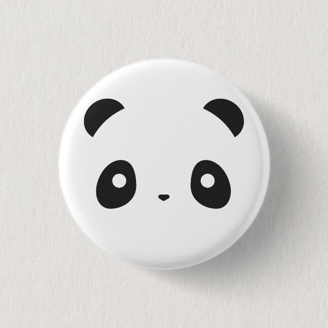 Panda-Knopf Button (Vorderseite)
