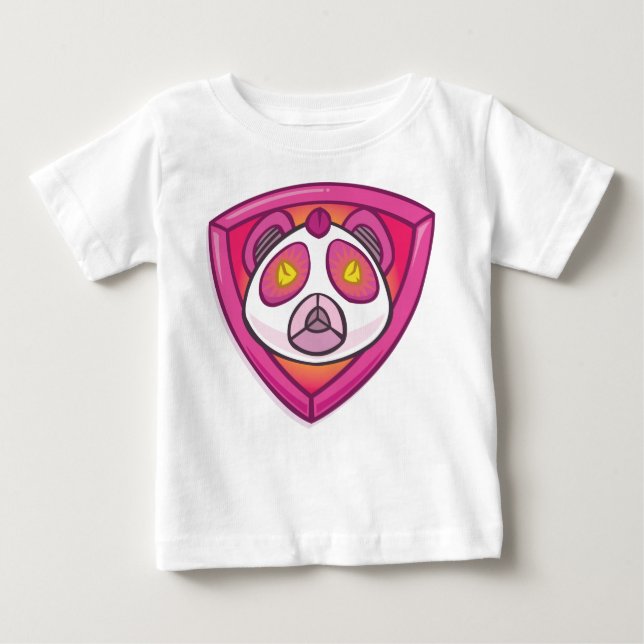 Panda-Kraft, Säuglings-Shirt des Agent-02 Baby T-shirt (Vorderseite)