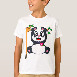 Panda Krawatte Fliege Hochzeit T-Shirt