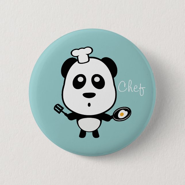 Panda-Küchenchef-Taste Button (Vorderseite)