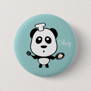 Panda-Küchenchef-Taste Button