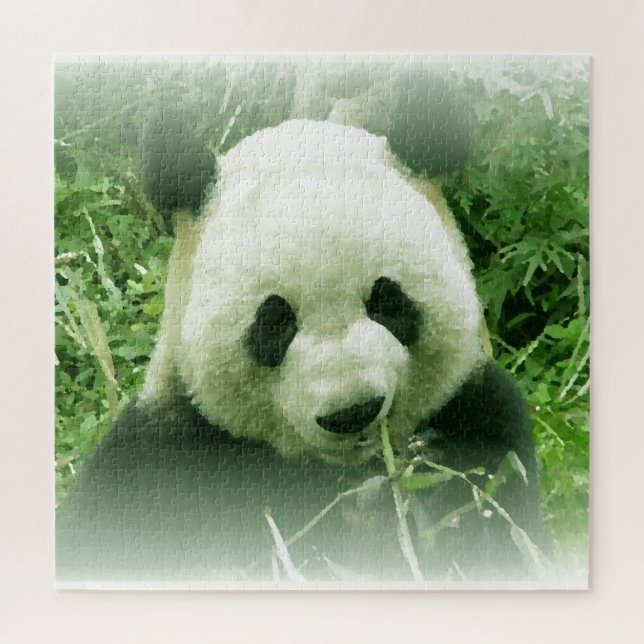 Panda - Kunst für Tiere Puzzle (Vertikal)