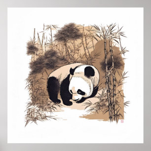 Panda - Kunstdruckausgabe Poster